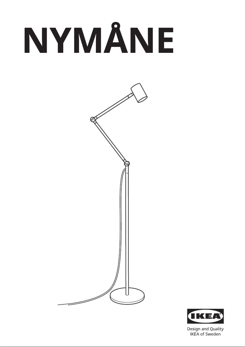 Image de la première page du manuel de l'appareil NYMÅNE 603.367.83