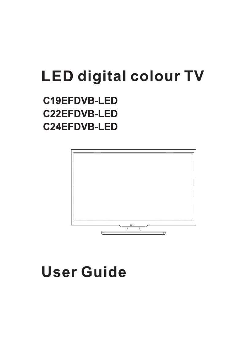 Página 1 del manual Manual de usuario Cello C24EFDVB