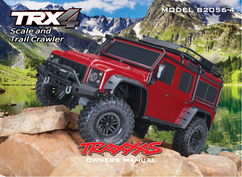 Page 1 de la notice Manuel utilisateur Traxxas TRX-4 Defender