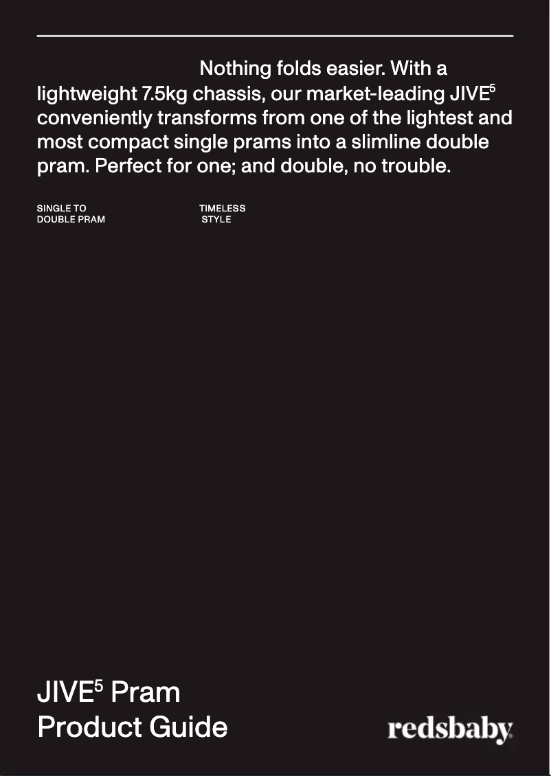 Página 1 del manual Manual de usuario Redsbaby Jive 2