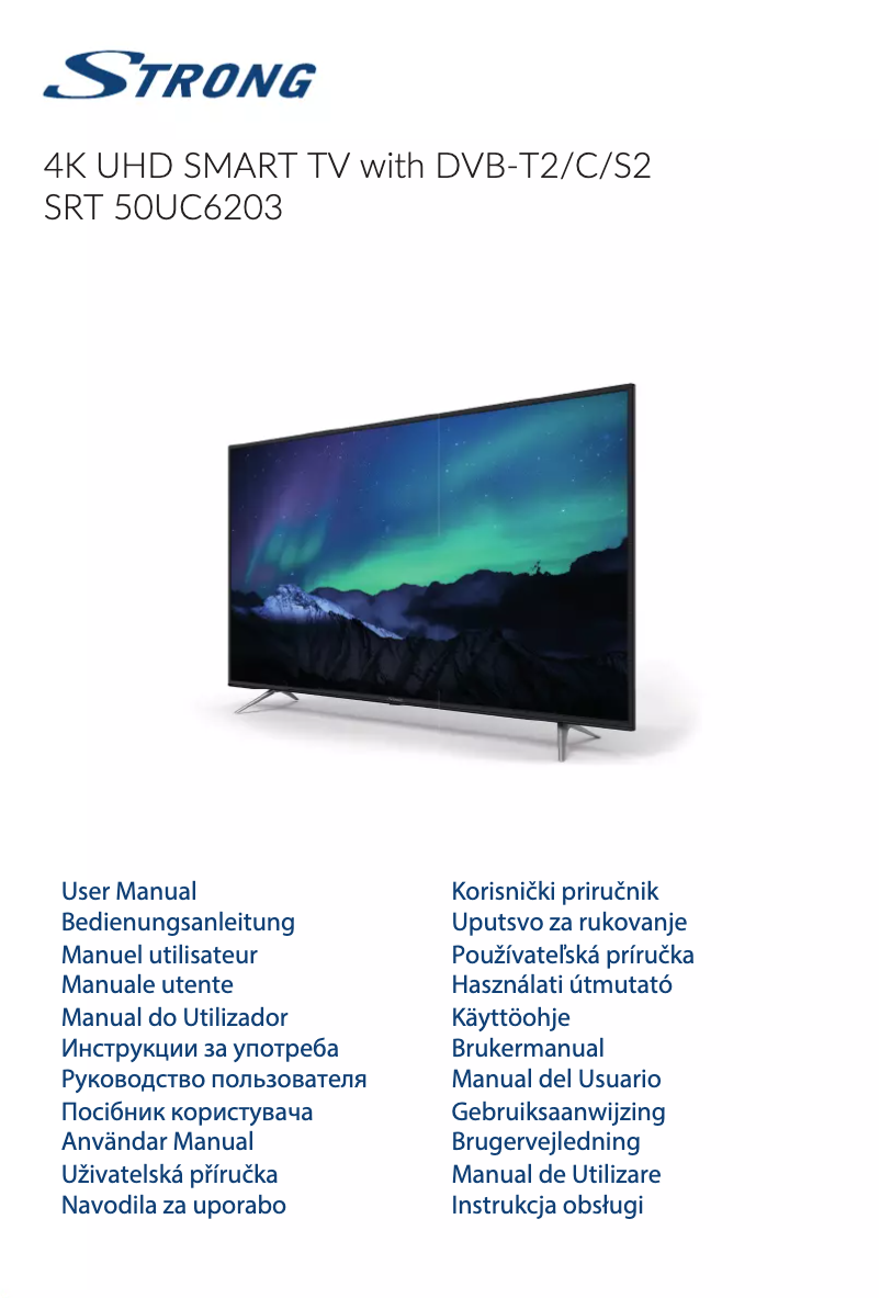 Page 1 de la notice Manuel utilisateur Strong SRT 50UC6203