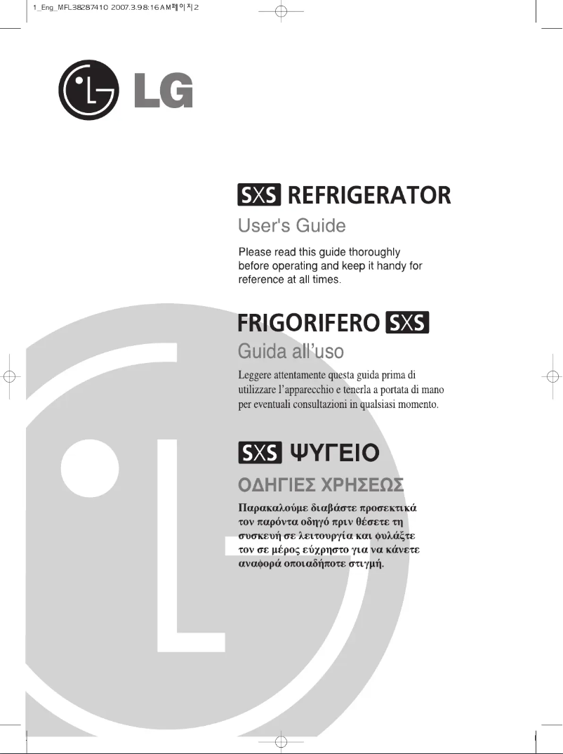 Page 1 of the manual User Manual LG GW-B227YLQA