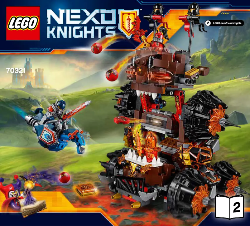 Page 1 de la notice Manuel utilisateur Lego Nexo Knights 70321