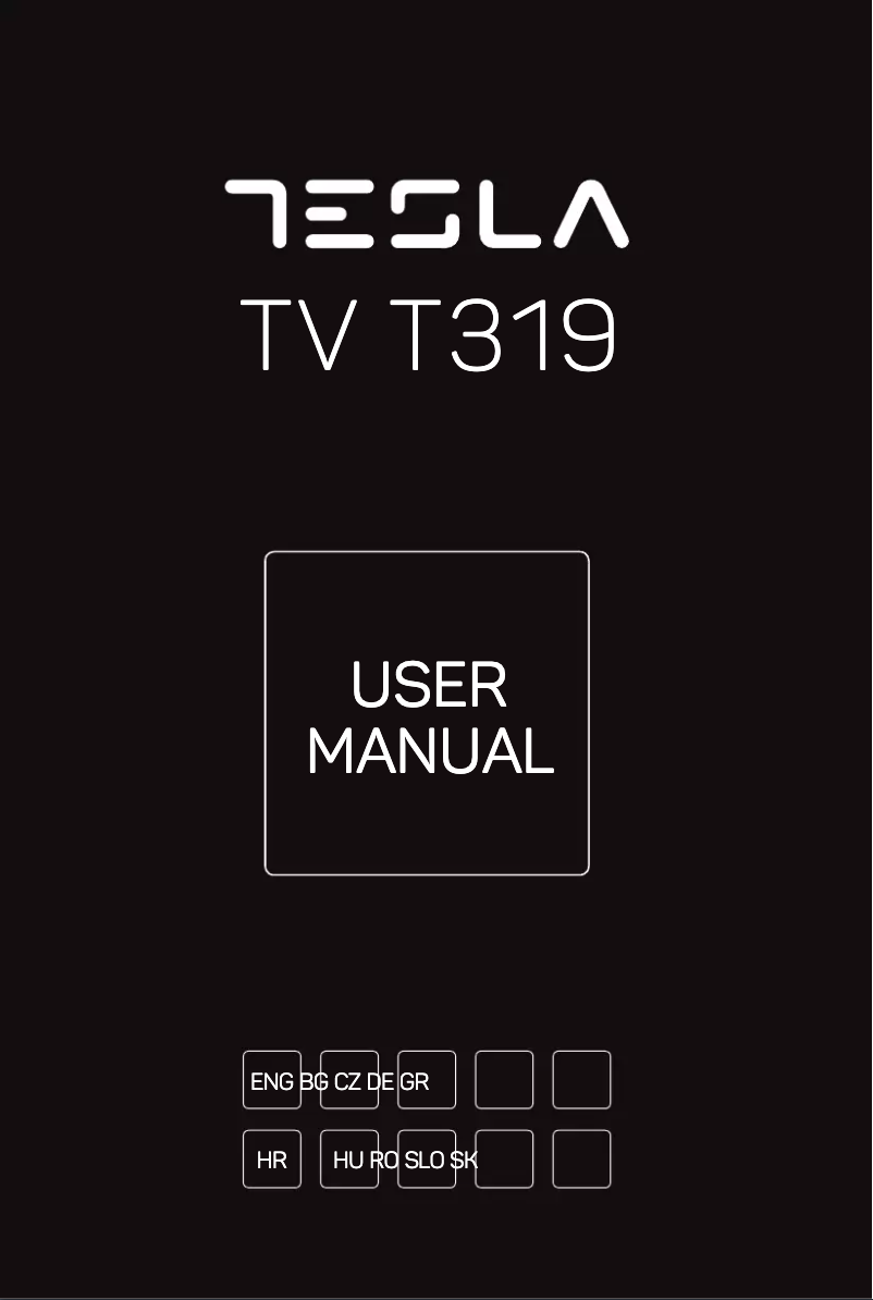 Página 1 del manual Manual de usuario Tesla 32T319SH
