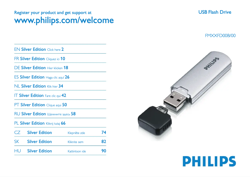 Page 1 of the manual Instruction Manual Philips FM16FD00B