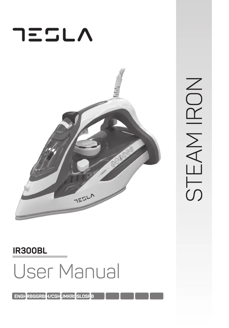 Page 1 of the manual User Manual Tesla IR300BL