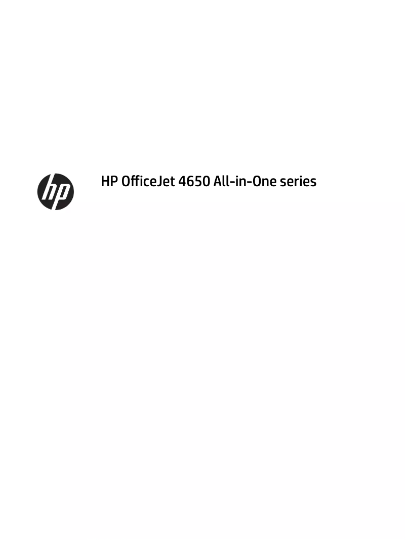 Página 1 del manual Manual de usuario HP OfficeJet 4650