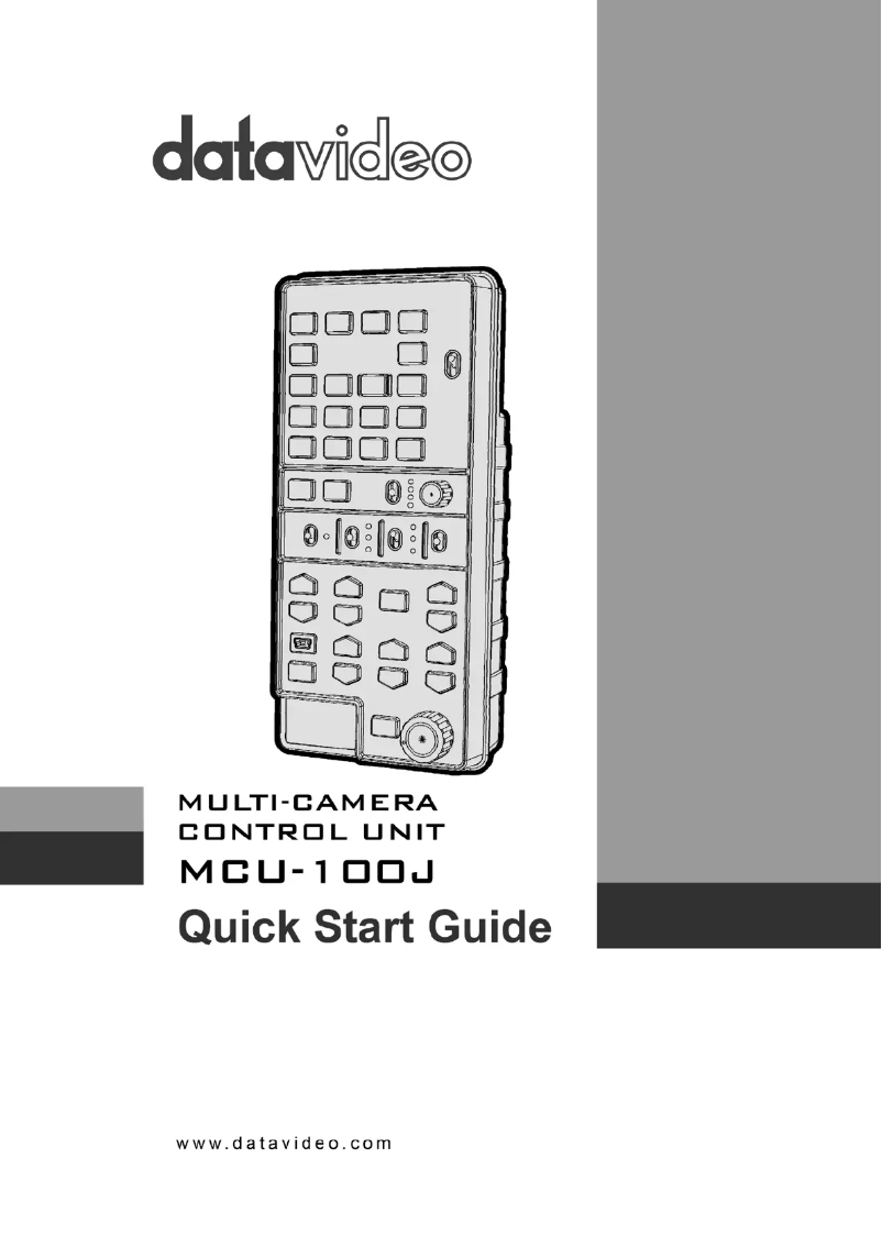 Page 1 de la notice Manuel utilisateur DataVideo MCU-100J
