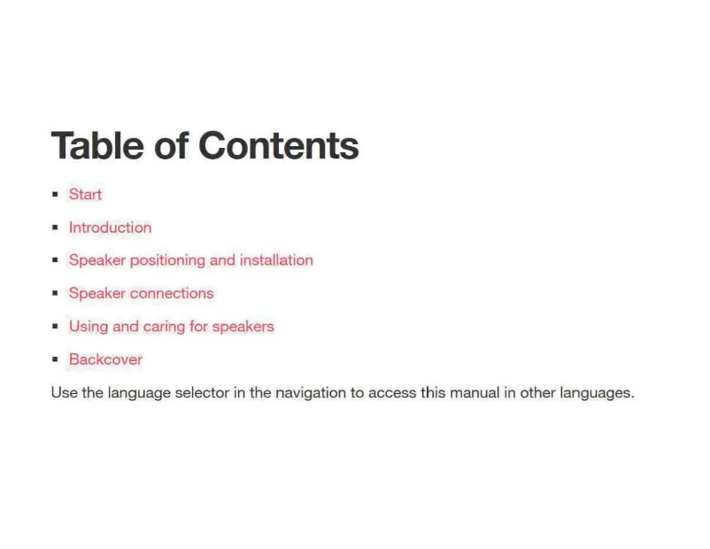 Page 1 de la notice Manuel utilisateur Dynaudio Emit M20