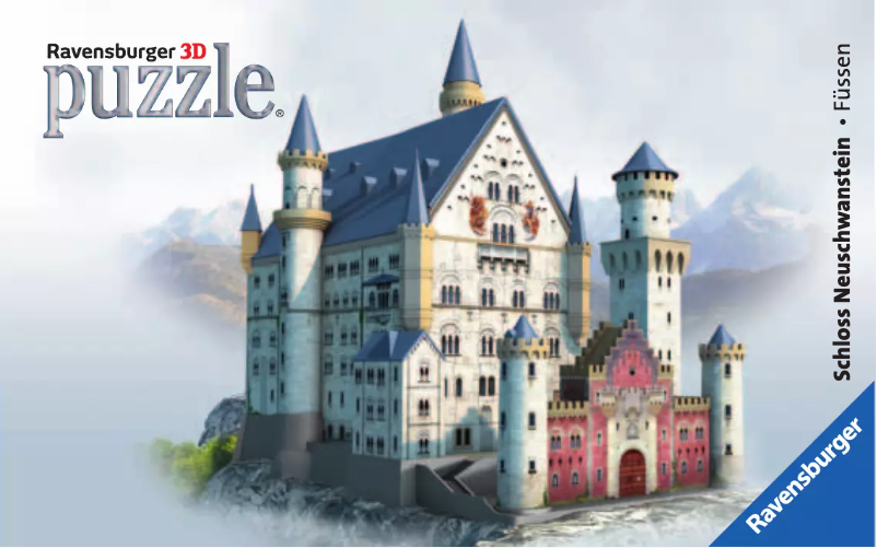 Page 1 de la notice Manuel utilisateur Ravensburger Schloss Neuschwanstein Füssen