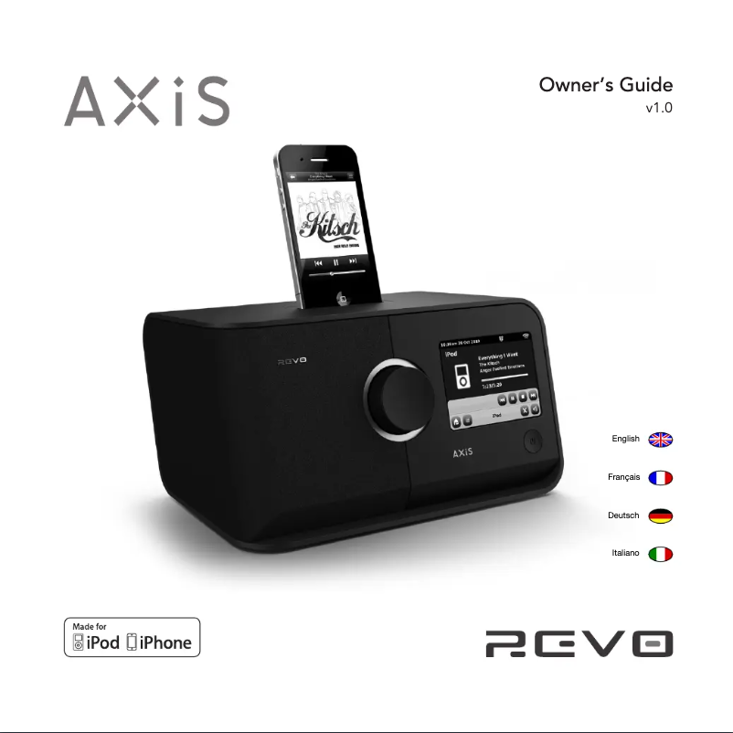 Page 1 de la notice Manuel utilisateur REVO Axis