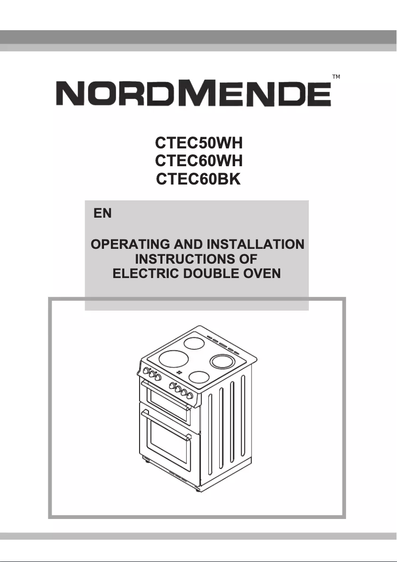 Page 1 de la notice Manuel utilisateur Nordmende CTEC50WH