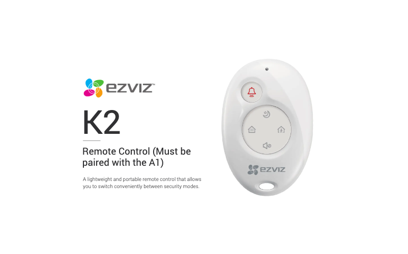 Page 1 de la notice Fiche technique EZVIZ K2