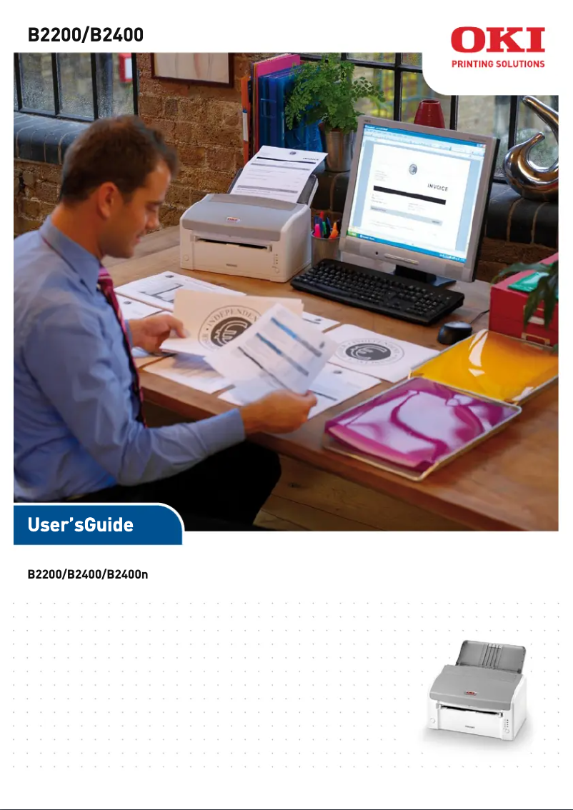 Page 1 de la notice Manuel utilisateur OKI B2400