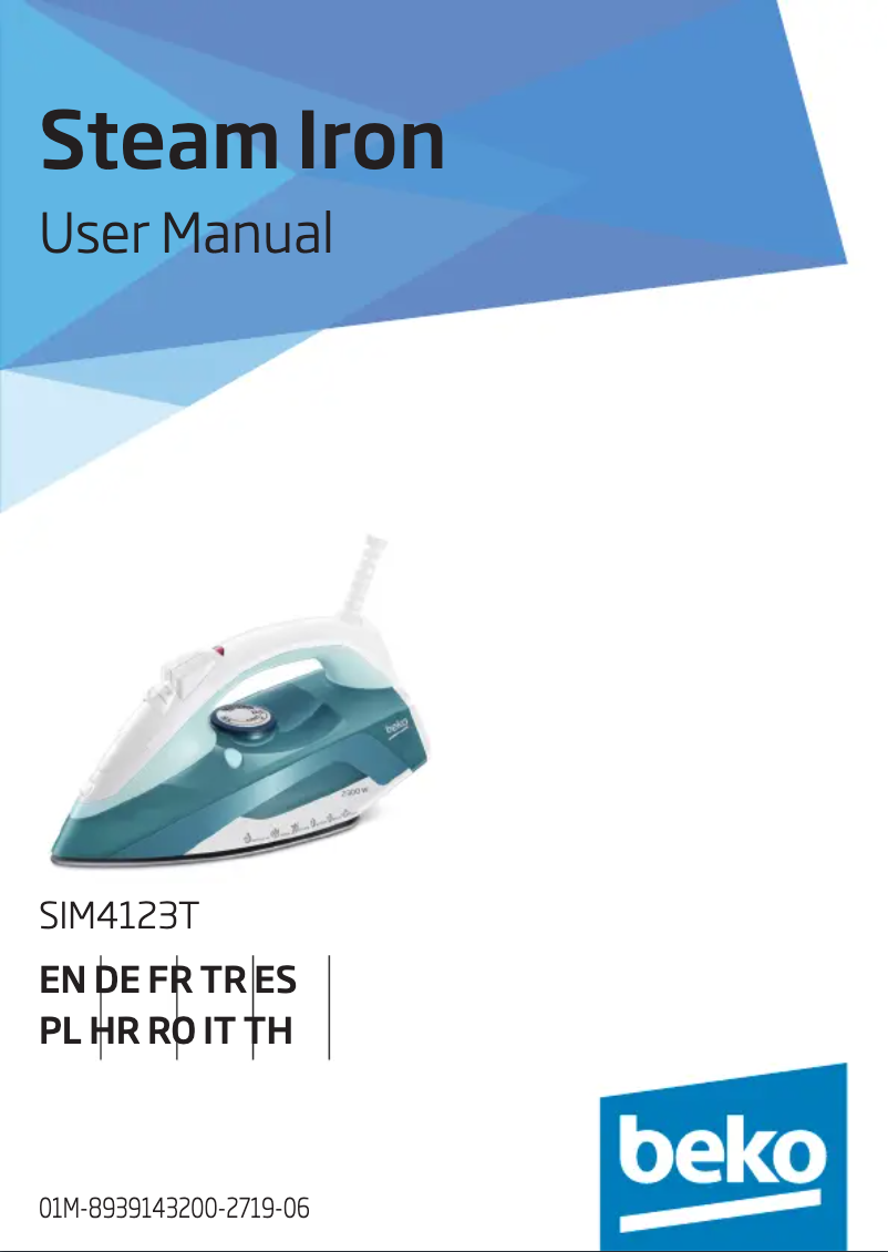 Página 1 del manual Manual de usuario Beko SIM4123T