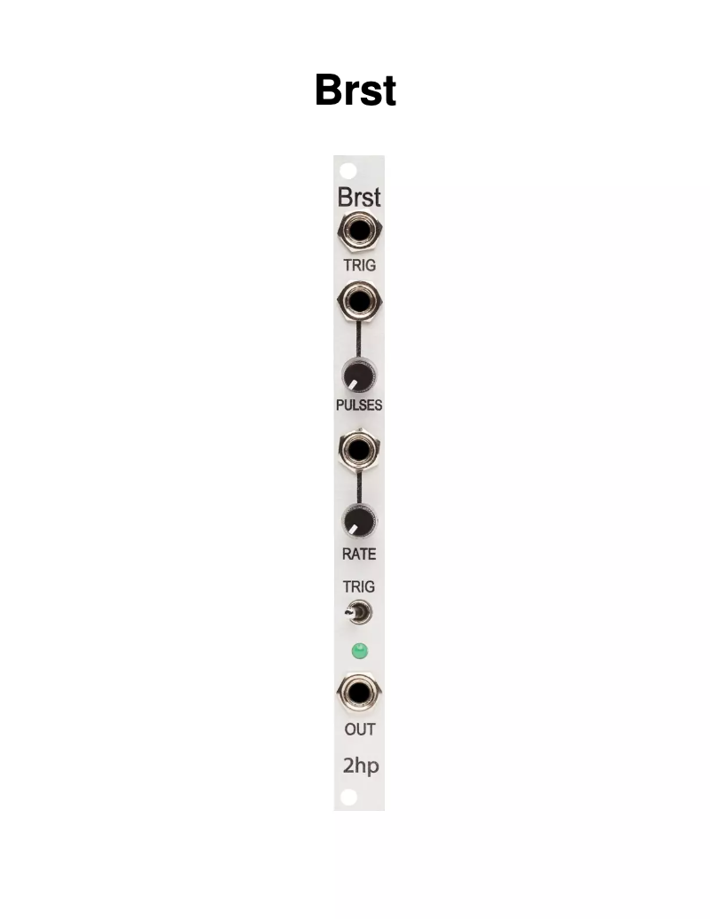 Page 1 de la notice Manuel utilisateur 2hp Brst