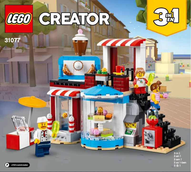 Página 1 del manual Manual de usuario Lego Creator 31077