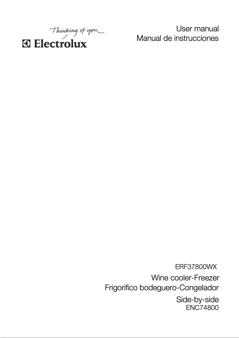 Página 1 del manual Manual de usuario Electrolux ERF 37800 WX