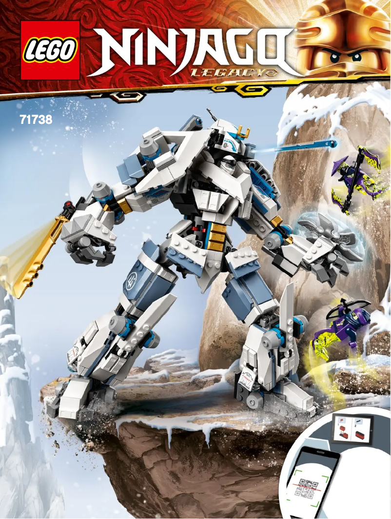 Image de la première page du manuel de l'appareil Ninjago 71738