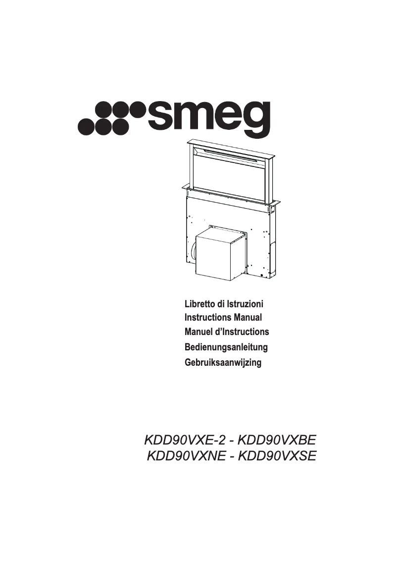 Page 1 de la notice Manuel utilisateur Smeg KDD90VXBE