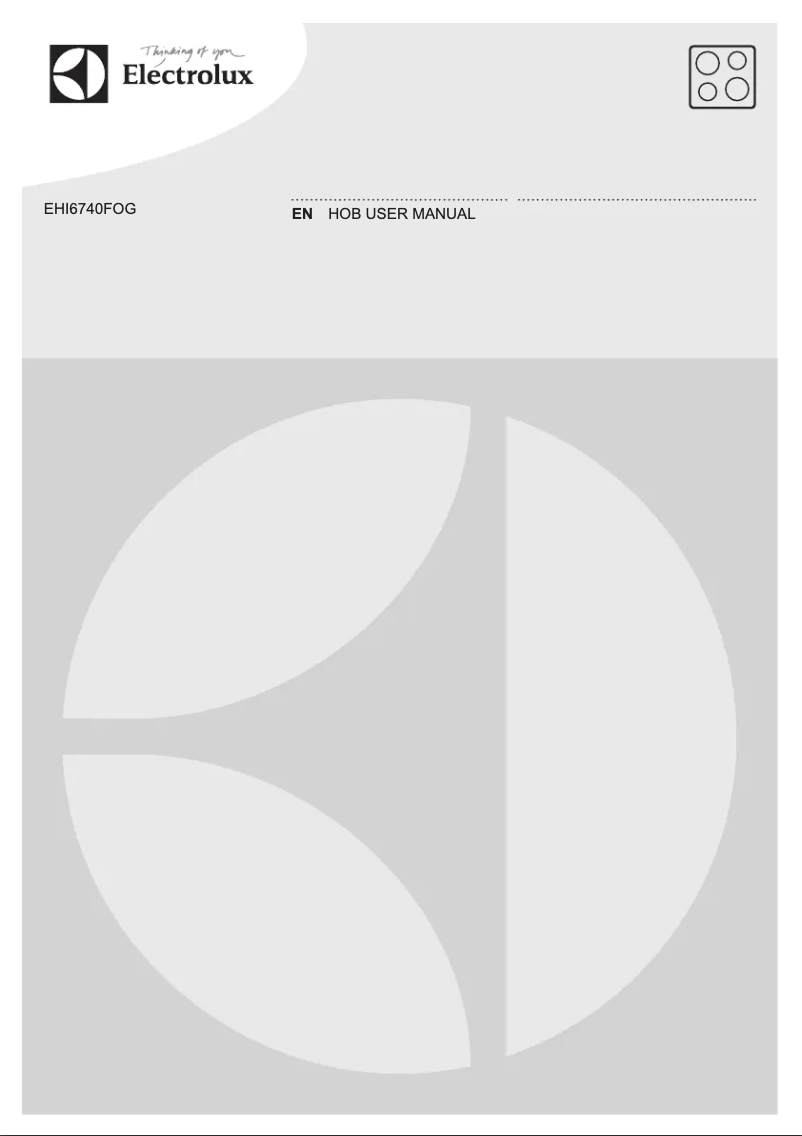 Page 1 de la notice Manuel utilisateur Electrolux EHI6740FOG