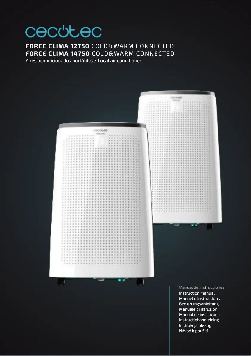 Página 1 del manual Manual de usuario Cecotec Force Clima 14750