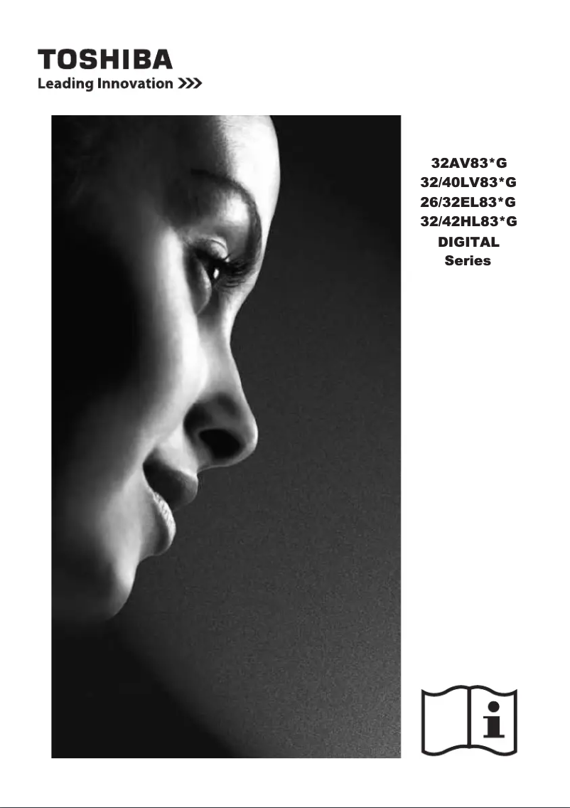 Page 1 de la notice Manuel utilisateur Toshiba 26EL833F