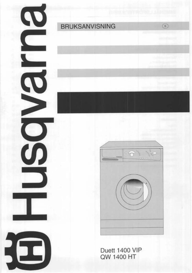 Página 1 del manual Manual de usuario Husqvarna Duett 1400 qw 1400 ht