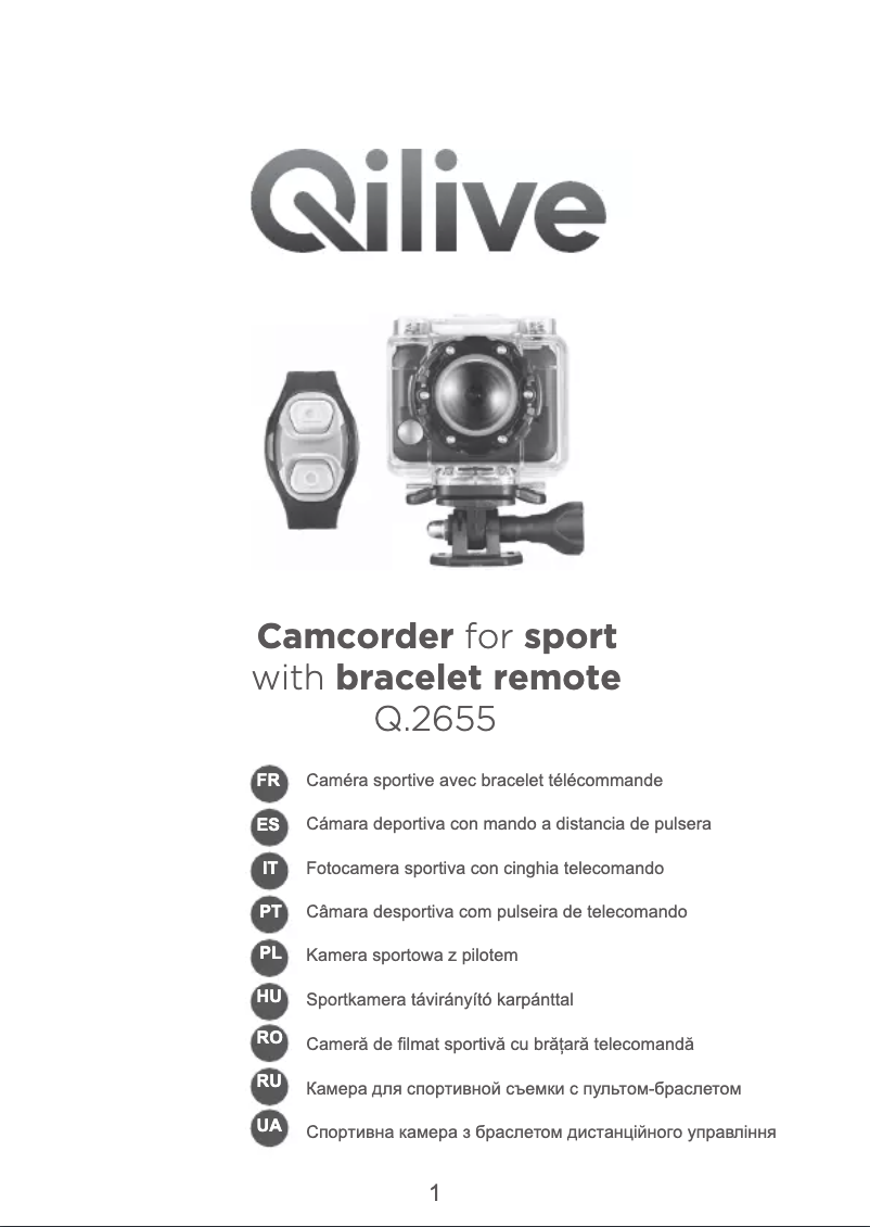 Page 1 de la notice Manuel utilisateur Qilive Q.2655
