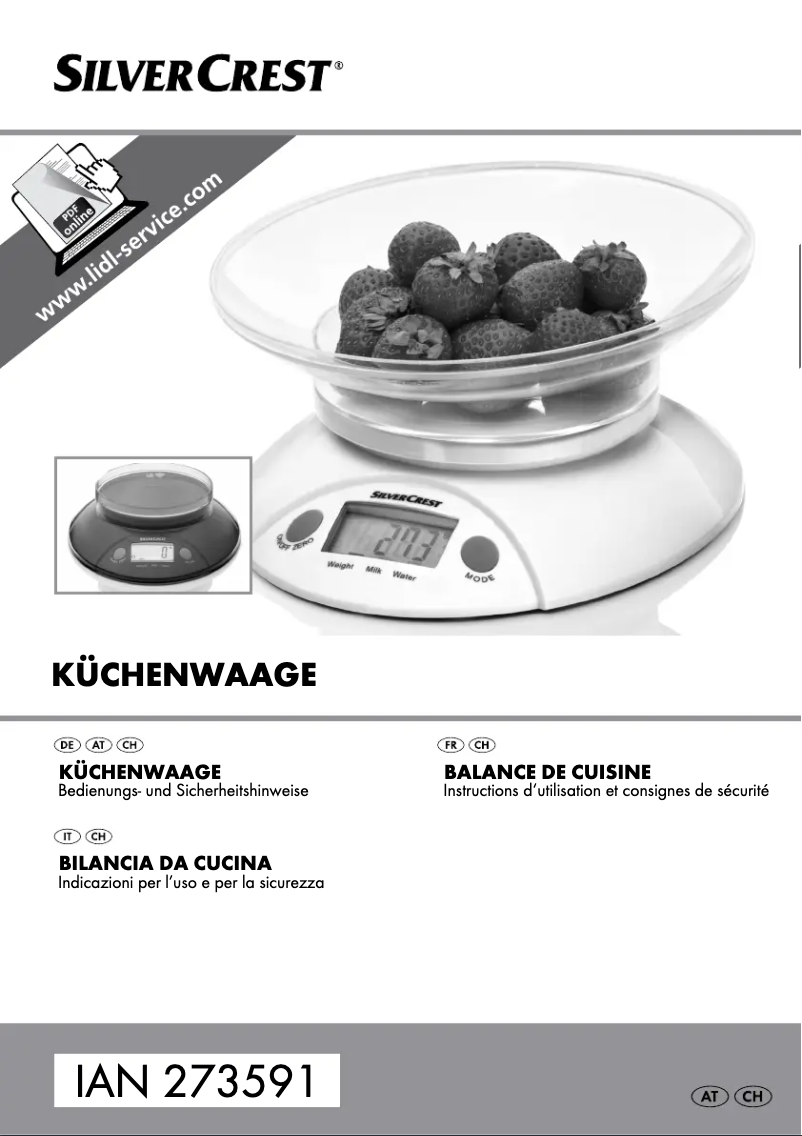 Page 1 de la notice Manuel utilisateur SilverCrest HG00496B