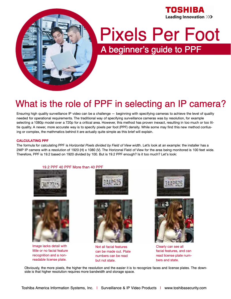 Page 1 de la notice Manuel utilisateur Toshiba IKS-WB9518