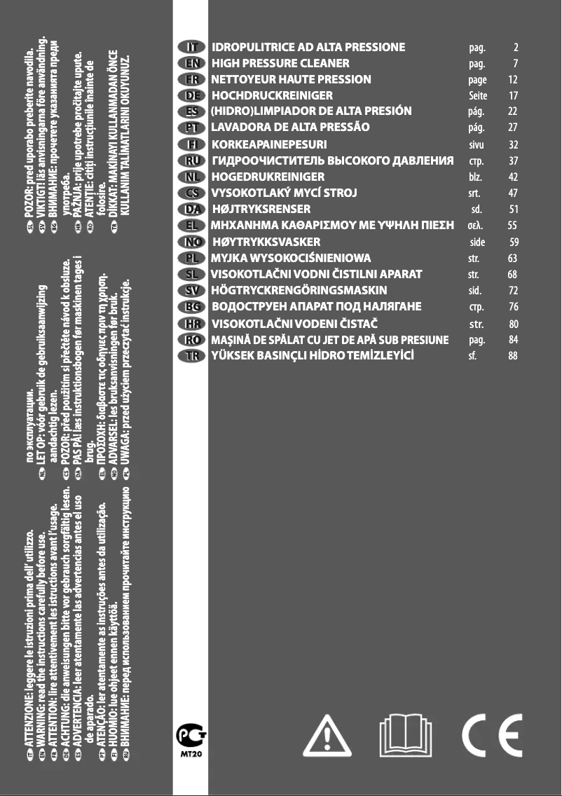 Page 1 of the manual User Manual Lavorwash Tormenta 28