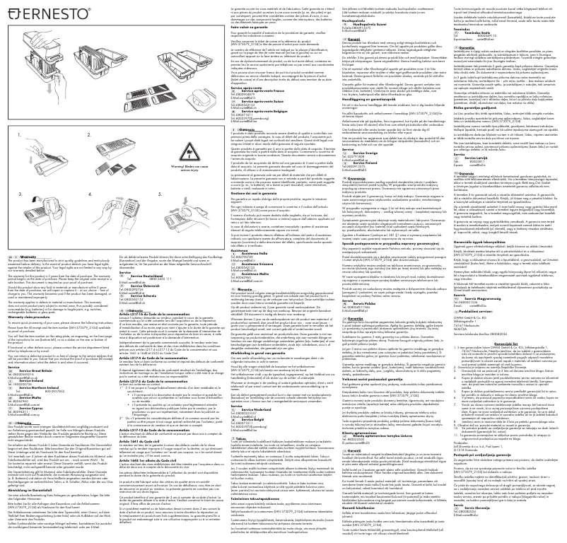 Page 1 de la notice Manuel utilisateur Ernesto IAN 373079