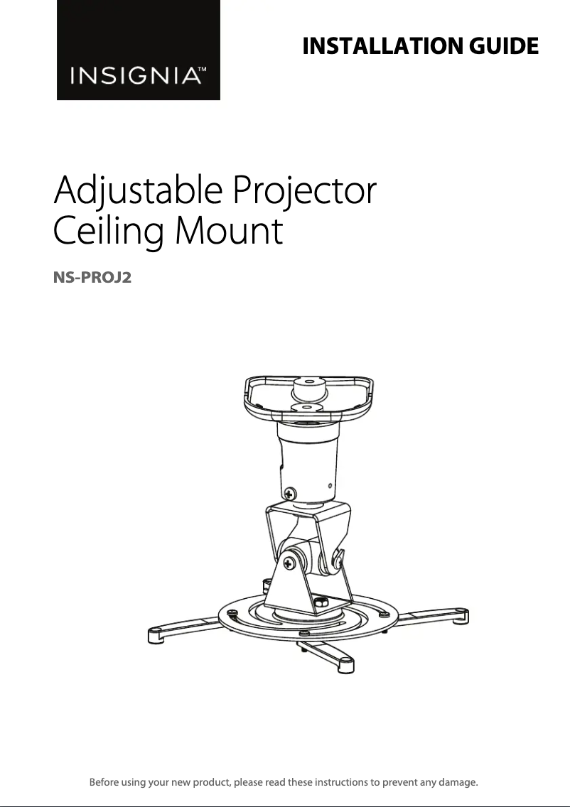 Page 1 de la notice Manuel utilisateur Insignia NS-PROJ2