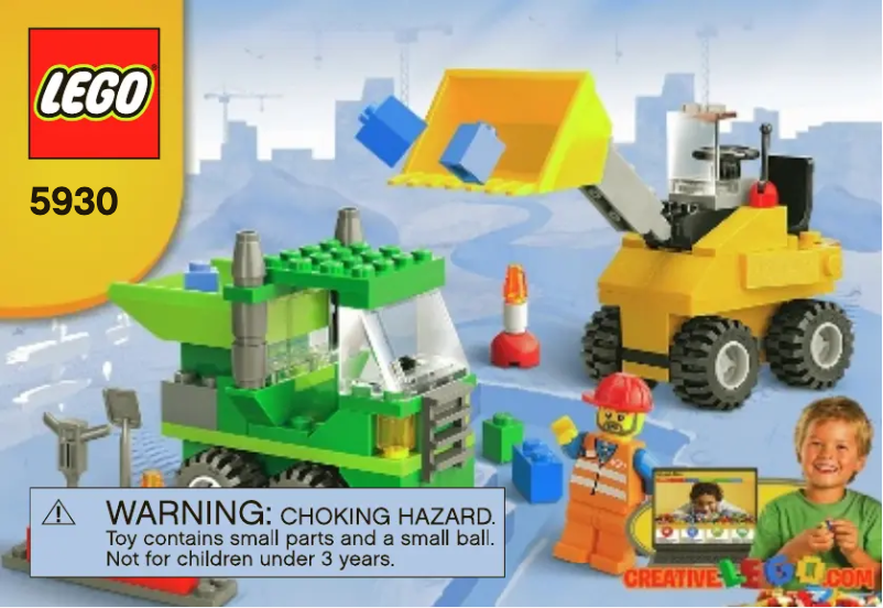 Page 1 de la notice Manuel utilisateur Lego Classic 5930