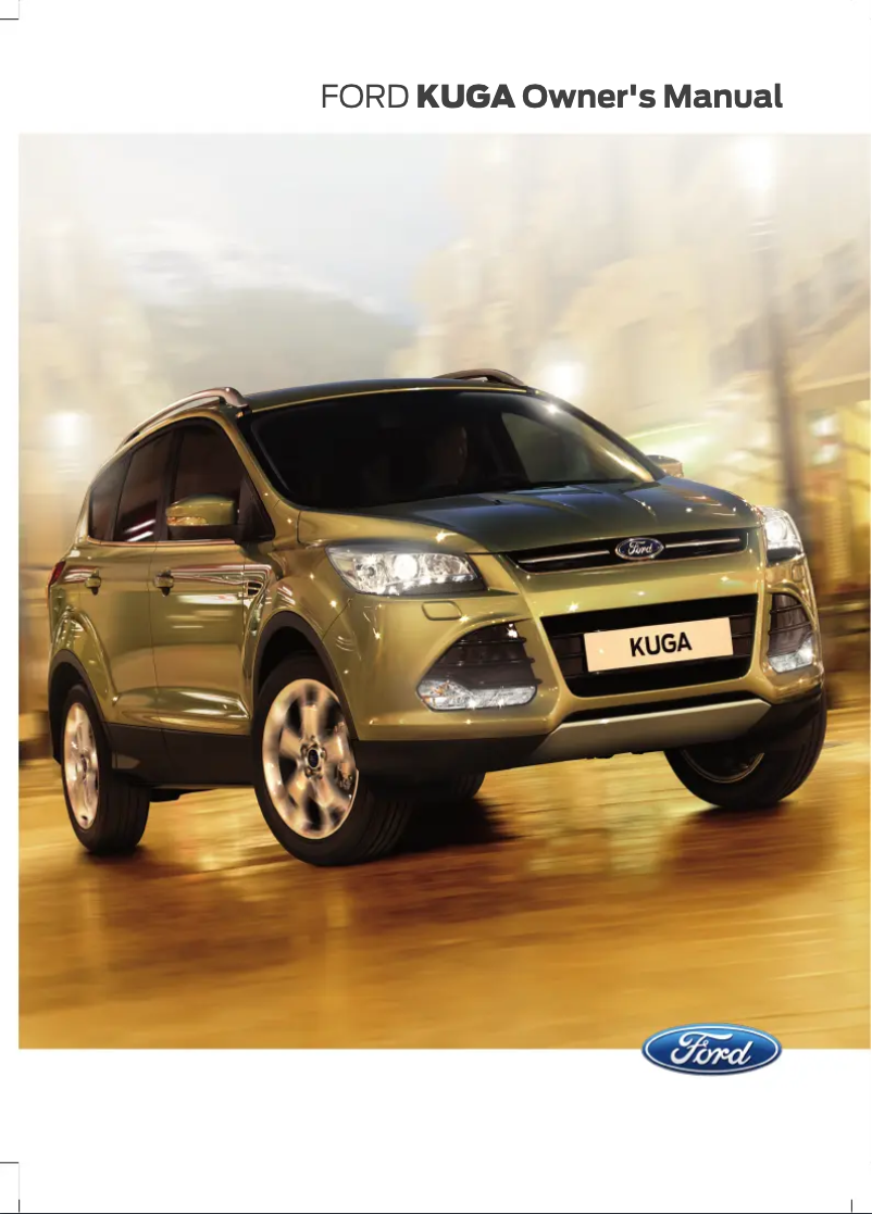 Page 1 de la notice Manuel utilisateur Ford Kuga (2013)
