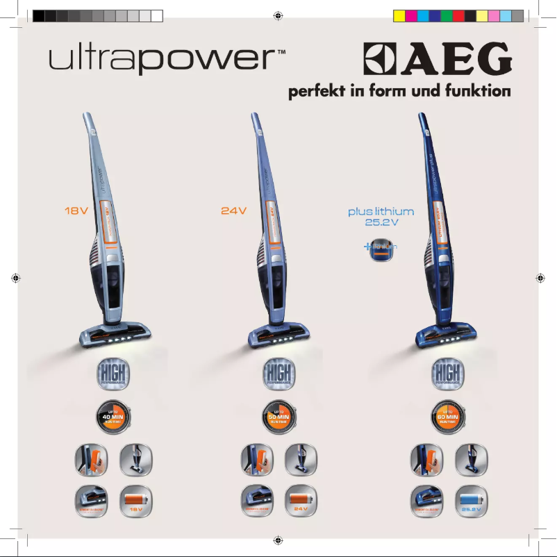 Página 1 del manual Manual de usuario AEG UltraPower AG5012