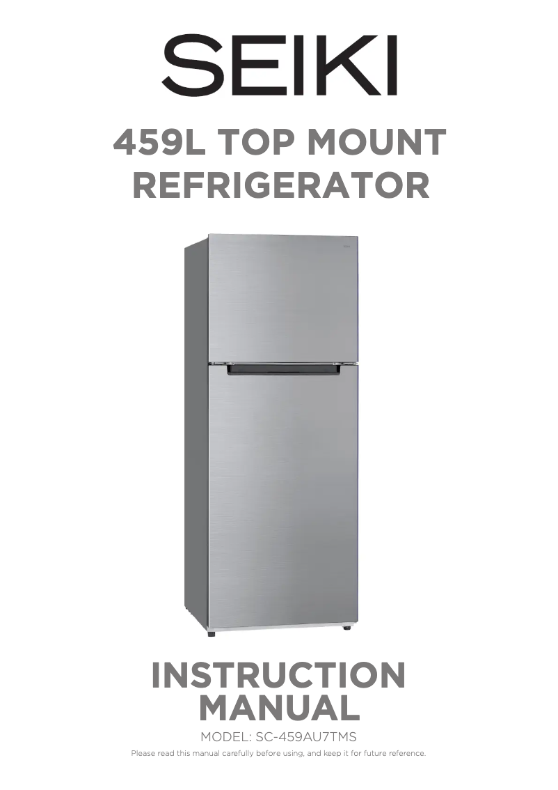 Página 1 del manual Manual de usuario Seiki SC-459AU7TMS