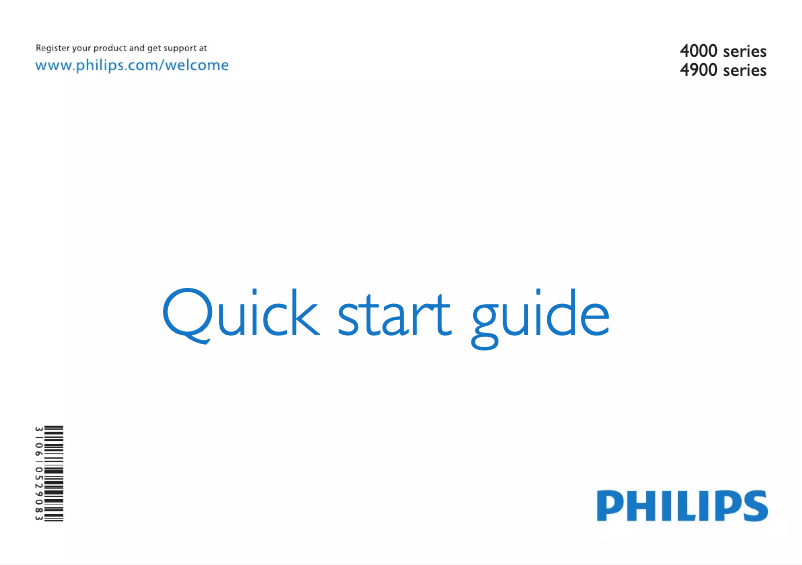 Page n°1 - Manuel utilisateur Philips 50PFL4008G