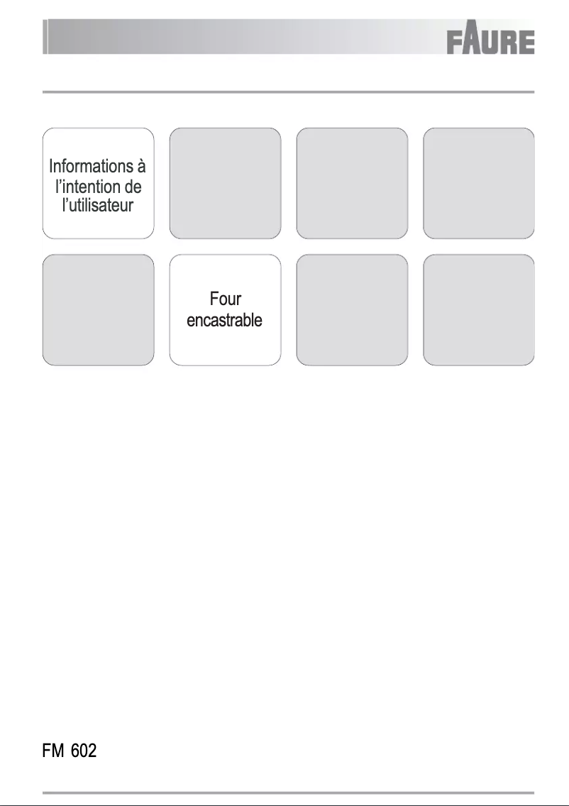 Page 1 of the manual User Manual Faure FM602N