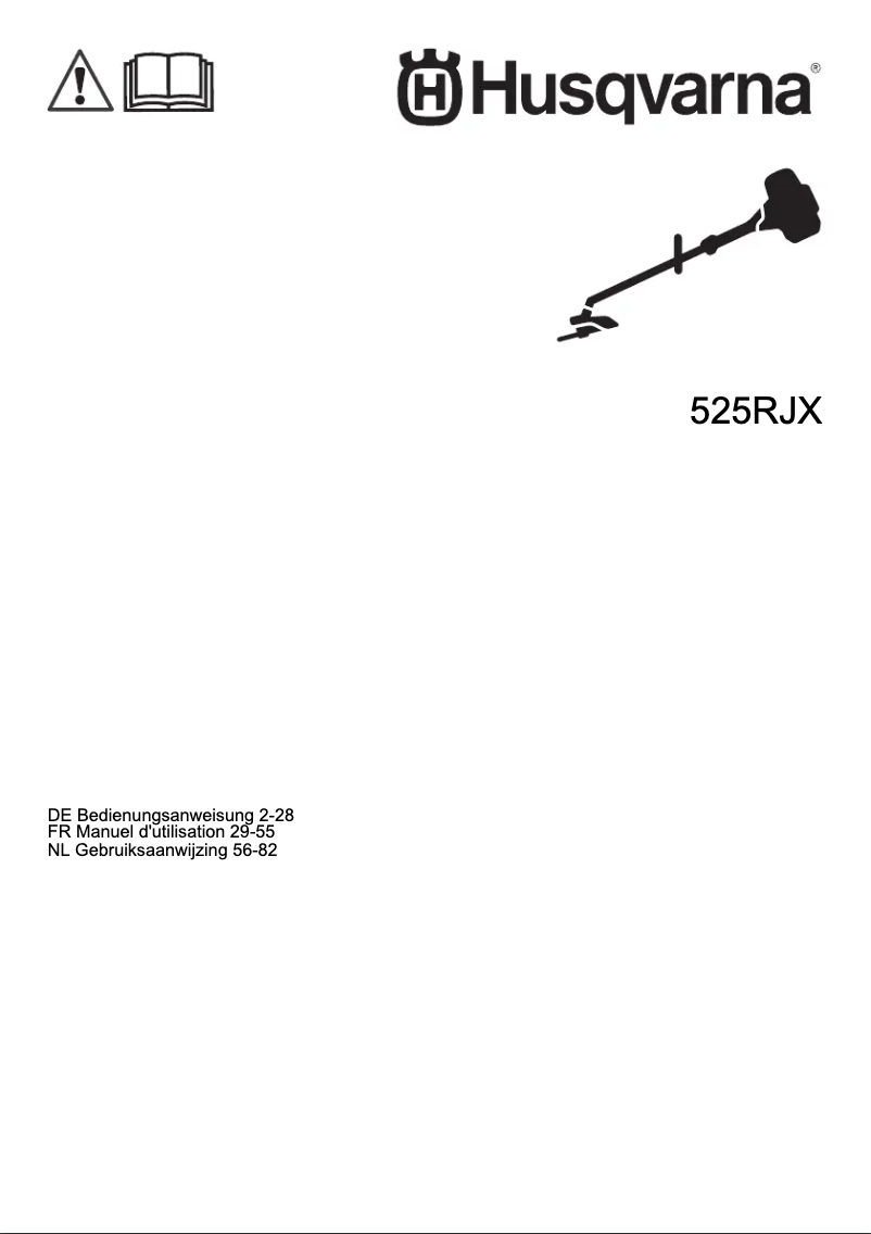 Page 1 de la notice Manuel utilisateur Husqvarna 525RJX