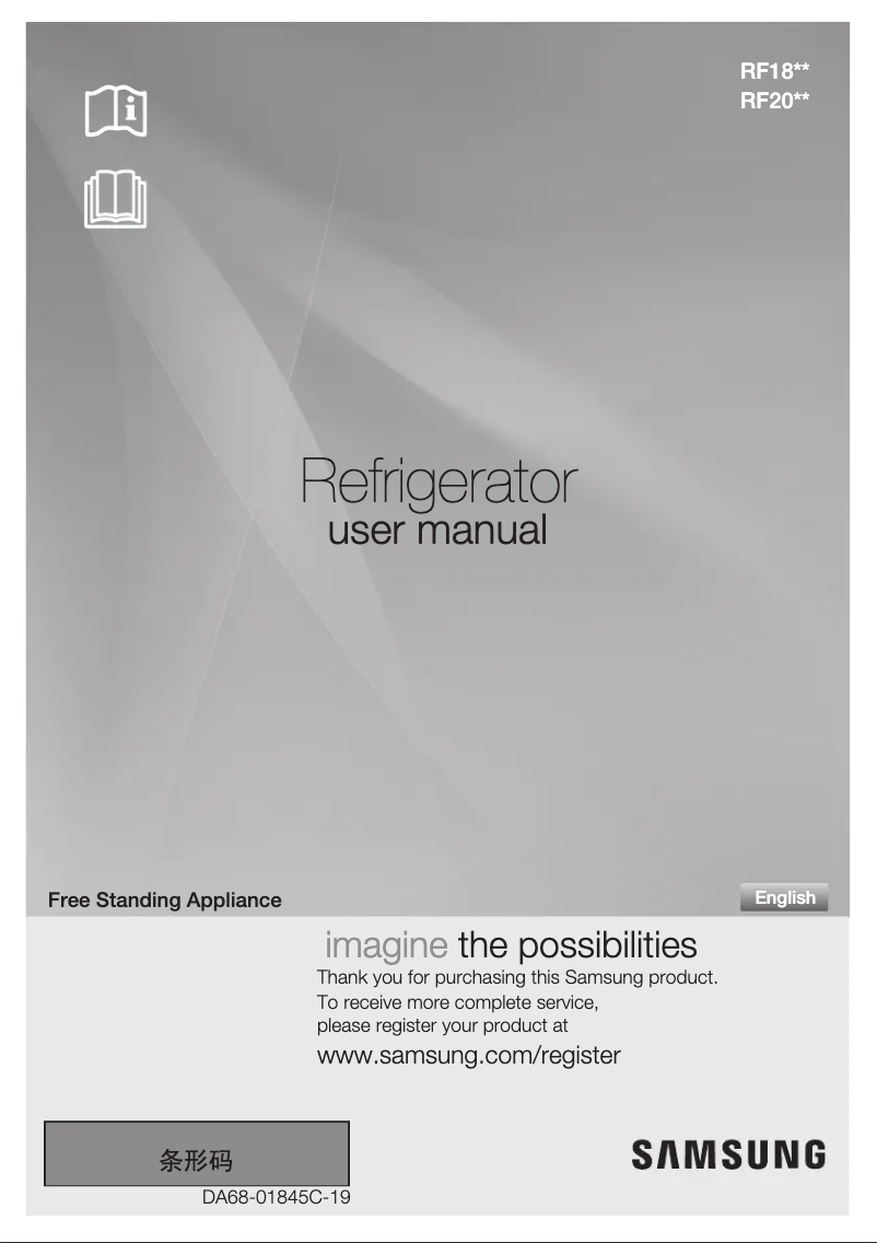 Página 1 del manual Manual de usuario Samsung RF20HFENBSP