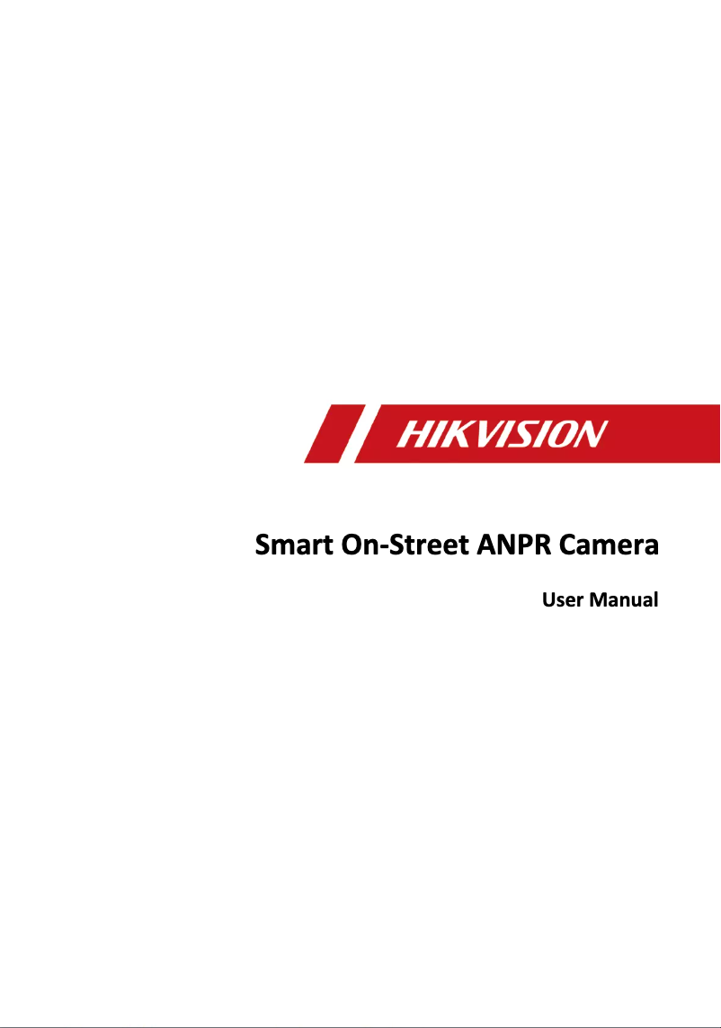 Page 1 de la notice Manuel utilisateur Hikvision DS-TCL400-E