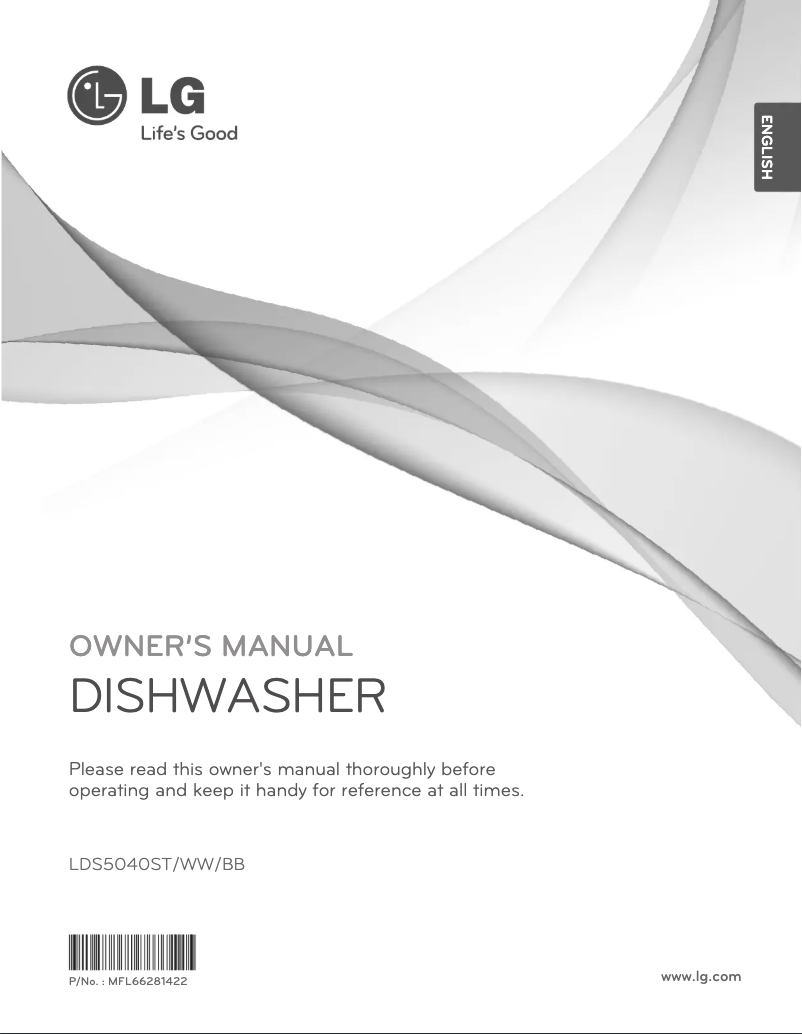 Page 1 de la notice Manuel d'utilisation et d'entretien LG LDS5040BB