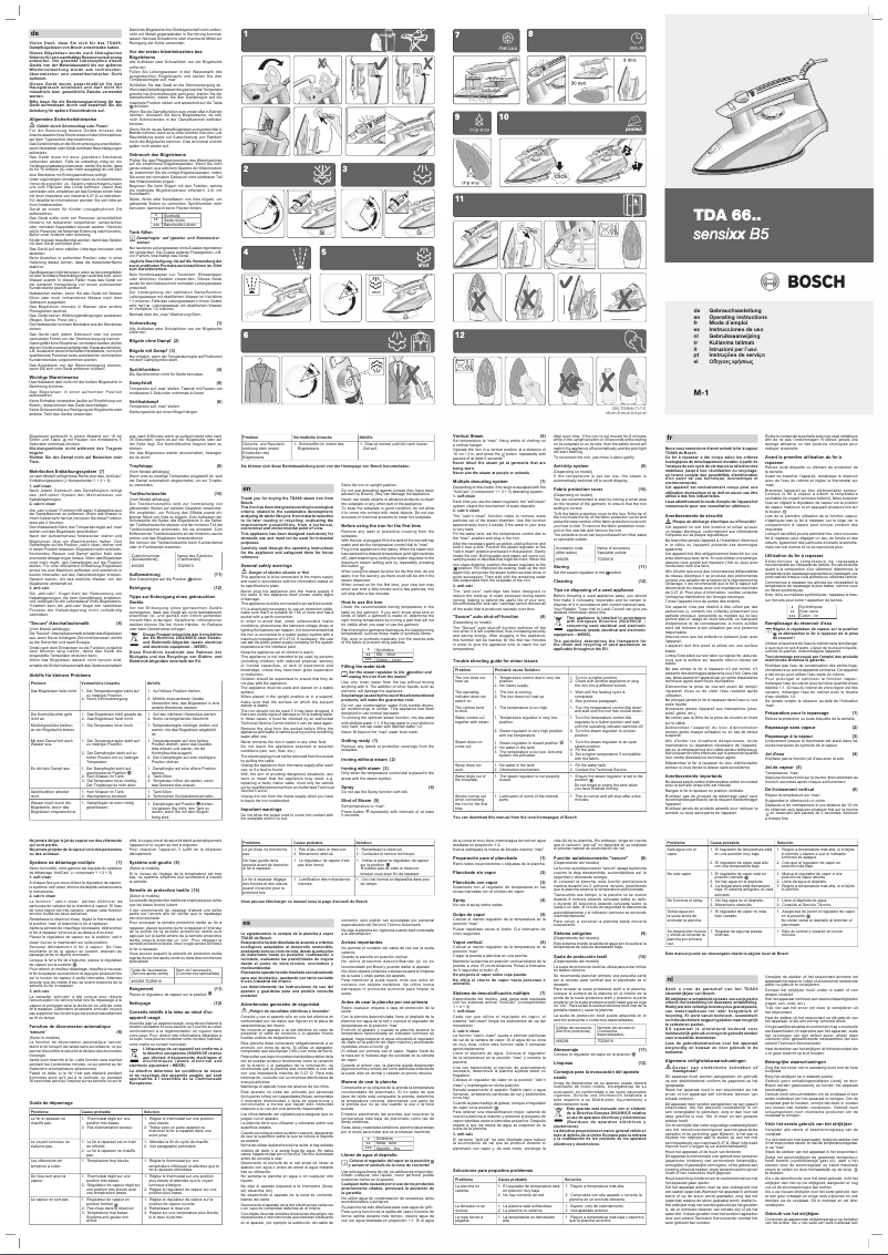 Page 1 de la notice Manuel utilisateur Bosch TDA6669