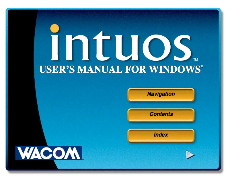 Page 1 de la notice Manuel utilisateur Wacom Intuos S