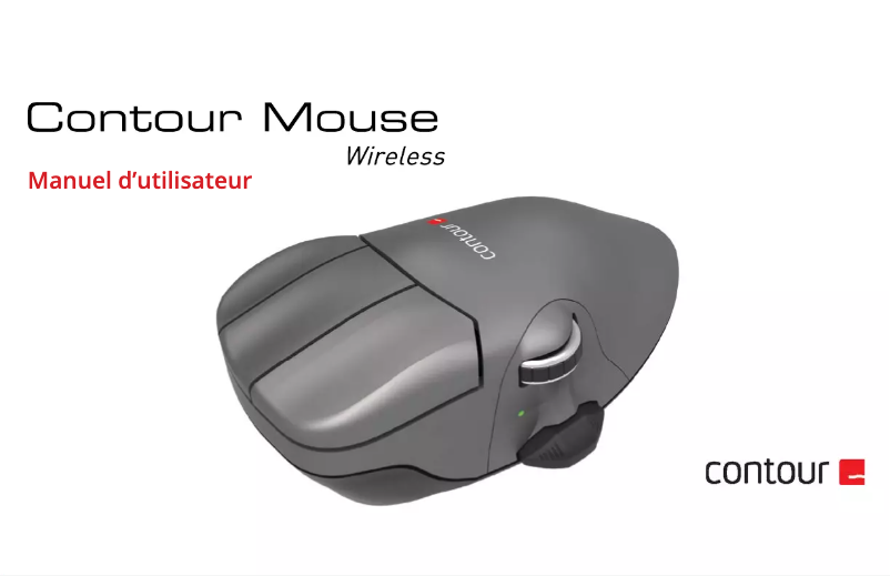 Página 1 del manual Manual de usuario Contour Design Mouse Wireless