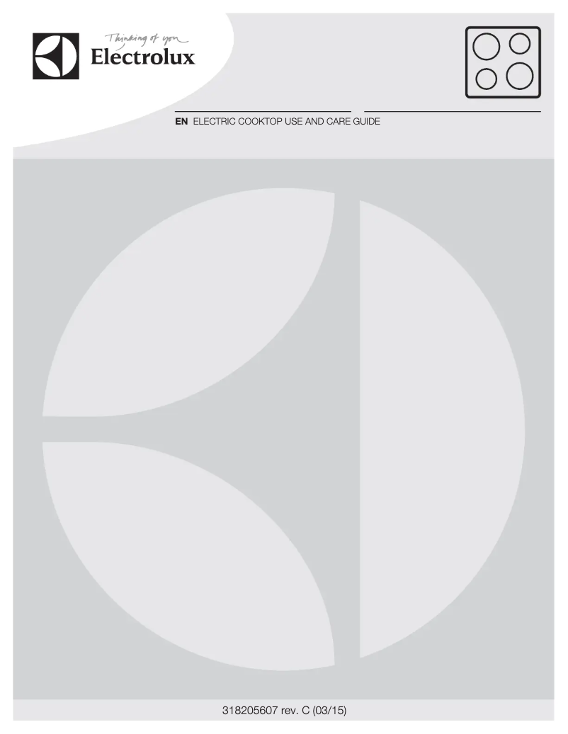 Page 1 de la notice Manuel d'utilisation et d'entretien Electrolux EI36EC45KS