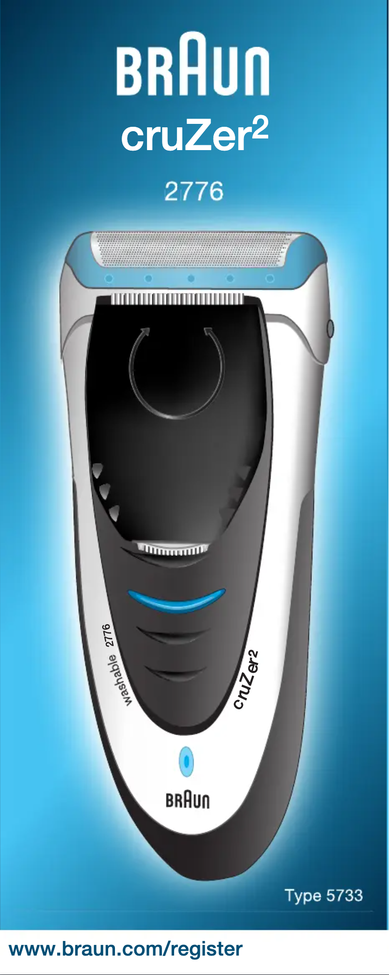 Página 1 del manual Manual de usuario Braun cruZer 2 2776