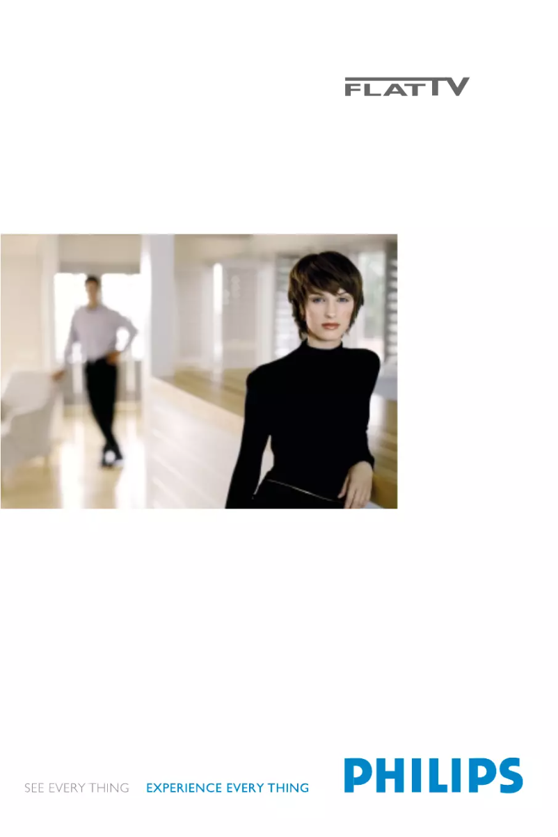 Página 1 del manual Manual de usuario Philips Matchline 37PF9986